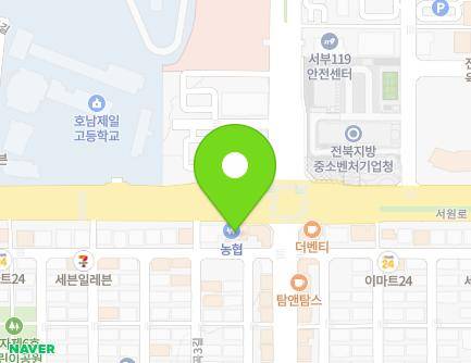 전북특별자치도 전주시 완산구 서원로 64 (효자동2가, 농협) 지도