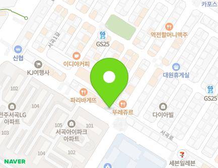 전북특별자치도 전주시 완산구 세내로 542 (효자동3가, 비전빌리지) 지도