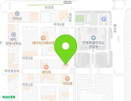전북특별자치도 전주시 완산구 마전중앙로 21 (효자동3가) 지도