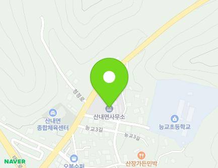전북특별자치도 정읍시 산내면 능교3길 14-6 (산내면면사무소) 지도