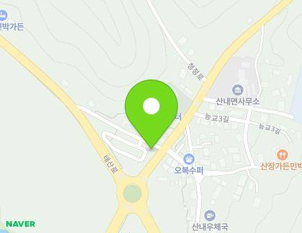 전북특별자치도 정읍시 산내면 청정로 1289 (초원슈퍼) 지도
