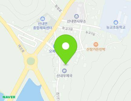 전북특별자치도 정읍시 산내면 능교1길 22 (칠보농협) 지도