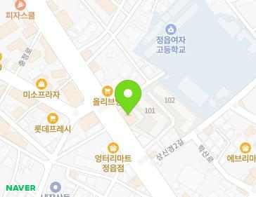 전북특별자치도 정읍시 충정로 54 (상동, ALLNet) 지도
