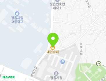 전북특별자치도 정읍시 성황산길 14 (수성동, 대건슈퍼) 지도