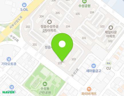 전북특별자치도 정읍시 수성2로 13-12 (수성동, 주공1단지아파트모정) 지도