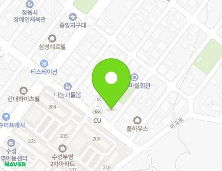 전북특별자치도 정읍시 수성5로 65-3 (수성동, 정읍태권도체육관) 지도