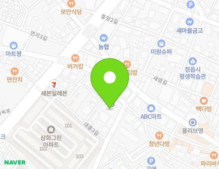 전북특별자치도 정읍시 조곡천1길 60-3 (시기동, 카페홀) 지도