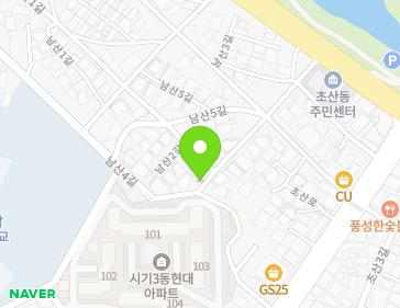 전북특별자치도 정읍시 남산2길 16 (시기동) 지도