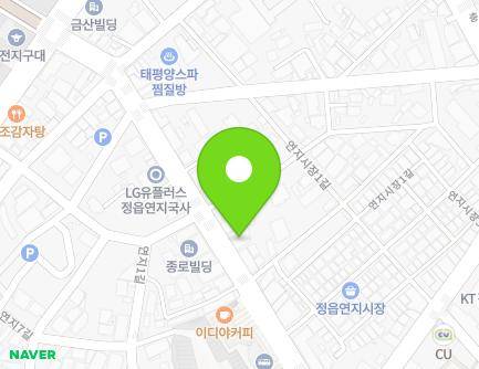 전북특별자치도 정읍시 중앙로 25 (연지동) 지도