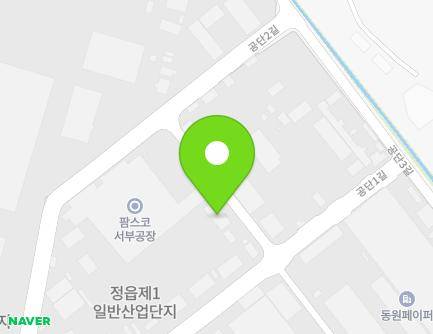 전북특별자치도 정읍시 공단1길 31 (영파동, 팜스코정읍공장) 지도