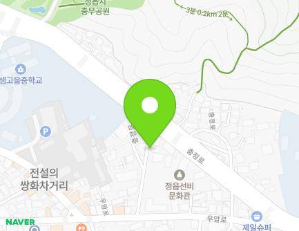 전북특별자치도 정읍시 충정로 199 (장명동, 다나동물병원) 지도