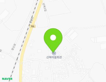 전북특별자치도 정읍시 정우면 산북2길 21 (산부마을회관) 지도