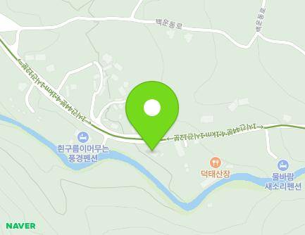 전북특별자치도 진안군 백운면 백운동로 330 (통나무산장) 지도