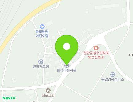 전북특별자치도 진안군 성수면 원좌길 33 (원좌마을회관) 지도