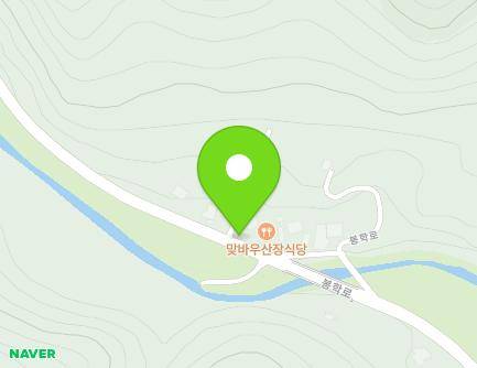 전북특별자치도 진안군 정천면 봉학로 314 (맞바우산장) 지도