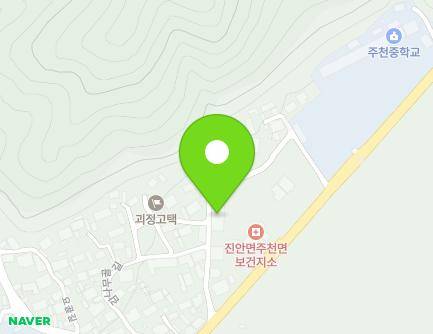전북특별자치도 진안군 주천면 감나무골길 52 (주천농협창고) 지도