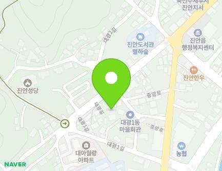 전북특별자치도 진안군 진안읍 대광길 15-4 지도