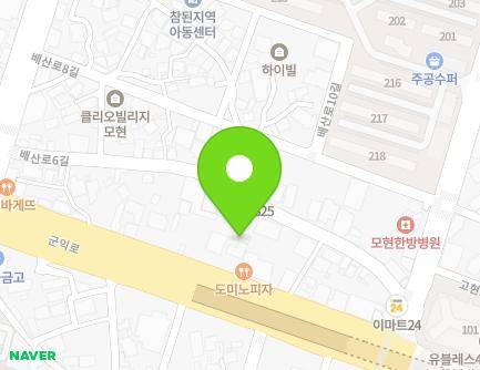 전북특별자치도 익산시 배산로6길 24 (송학동, 힐탑파크) 지도