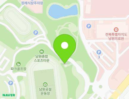 전북특별자치도 남원시 충정로 341 (월락동, 남원종합스포츠타운(실내체육관)) 지도