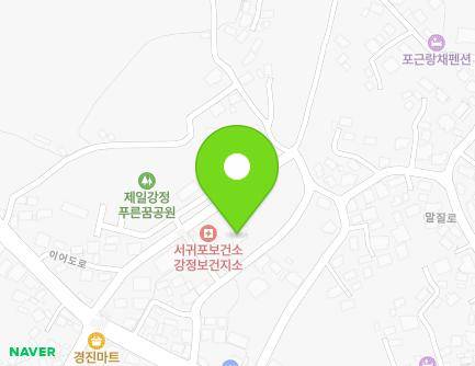 제주특별자치도 서귀포시 강정통물로 113 (강정동) 지도