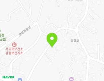 제주특별자치도 서귀포시 말질로150번길 13-2 (강정동) 지도