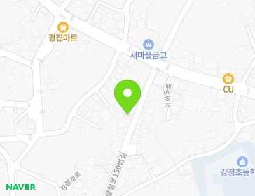 제주특별자치도 서귀포시 말질로150번길 40 (강정동) 지도