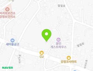 제주특별자치도 서귀포시 말질로170번길 10 (강정동) 지도