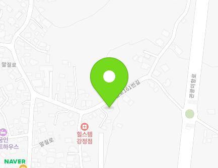 제주특별자치도 서귀포시 말질로161번길 16 (강정동) 지도