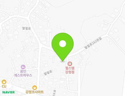 제주특별자치도 서귀포시 말질로161번길 10-4 (강정동) 지도