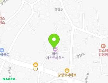 제주특별자치도 서귀포시 말질로170번길 4-1 (강정동) 지도