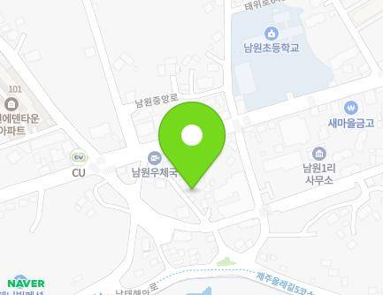 제주특별자치도 서귀포시 남원읍 남원회관로 15-6 지도
