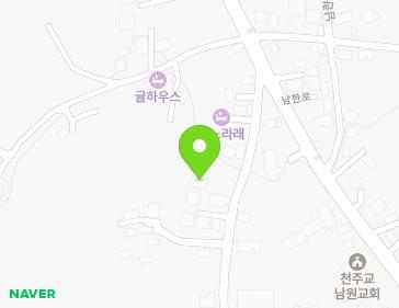 제주특별자치도 서귀포시 남원읍 남한로 75-8 지도