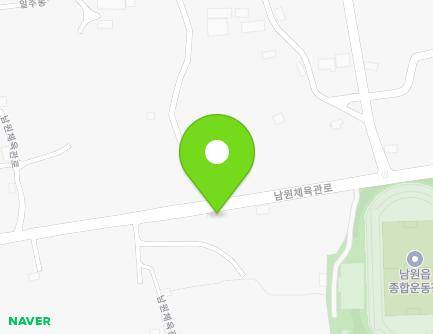 제주특별자치도 서귀포시 남원읍 남원체육관로 156 지도
