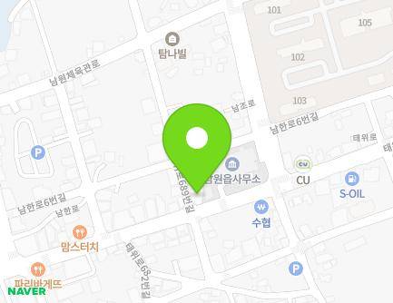 제주특별자치도 서귀포시 남원읍 태위로 691 지도