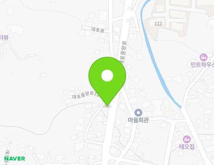 제주특별자치도 서귀포시 대포중앙로 76 (대포동) 지도