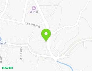 제주특별자치도 서귀포시 대포복개로 45 (대포동) 지도