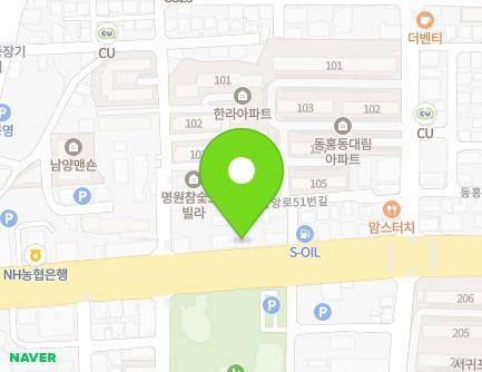 제주특별자치도 서귀포시 일주동로 8590 (동홍동) 지도