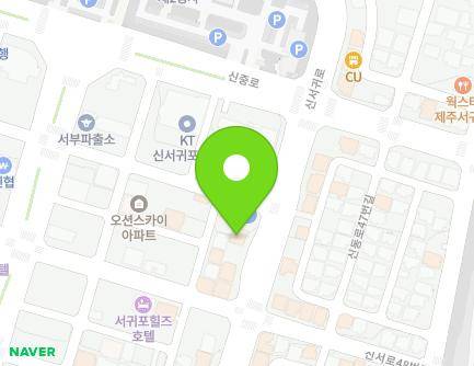 제주특별자치도 서귀포시 신서귀로 49 (법환동) 지도