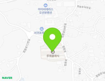 제주특별자치도 서귀포시 법환로 55 (법환동, 루체클래식) 지도