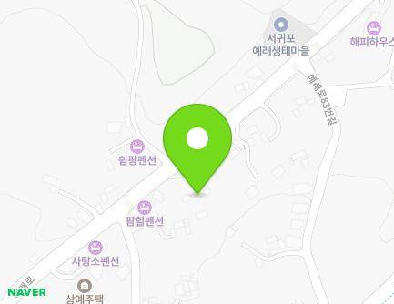 제주특별자치도 서귀포시 예래로 103 (상예동) 지도