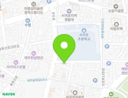 제주특별자치도 서귀포시 솔동산로11번길 16 (서귀동) 지도