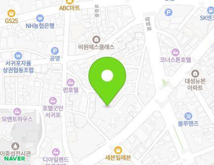 제주특별자치도 서귀포시 태평로449번길 3-8 (서귀동) 지도