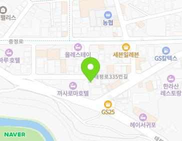 제주특별자치도 서귀포시 태평로335번길 16 (서귀동) 지도