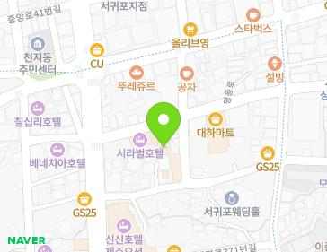 제주특별자치도 서귀포시 중정로62번길 12 (서귀동, 해뜨는집) 지도