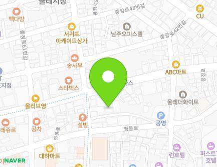 제주특별자치도 서귀포시 이중섭로 5-5 (서귀동, 티엔티피시방) 지도