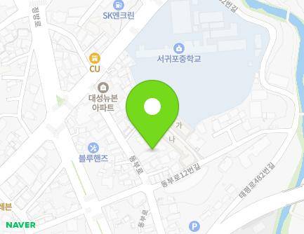 제주특별자치도 서귀포시 동부로 16 (서귀동, 정방빌라) 지도