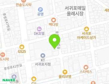 제주특별자치도 서귀포시 중정로61번길 9 (서귀동, 롯데리아) 지도