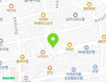 제주특별자치도 서귀포시 중정로73번길 2 (서귀동, SK텔레콤) 지도