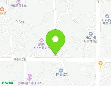 제주특별자치도 서귀포시 호근서호로 172 (서호동) 지도