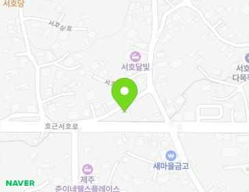 제주특별자치도 서귀포시 호근서호로 176 (서호동) 지도